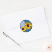 Sticker Rond Tournesol (Enveloppe)