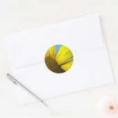 Sticker Rond Tournesol (Enveloppe)