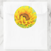 Sticker Rond Tournesol (Sac)