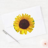 Sticker Rond Tournesol (Enveloppe)