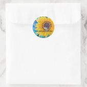 Sticker Rond Tournesol (Sac)