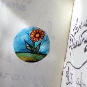 Sticker Rond Tournesol