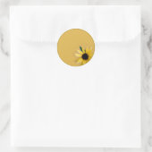Sticker Rond Tournesol (Sac)