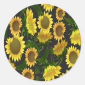 Sticker Rond Tournesol (Devant)