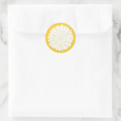Sticker Rond tournesol (Sac)