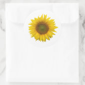 Sticker Rond Tournesol Jaune rustique (Sac)