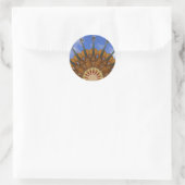 Sticker Rond Tournesol violon (Sac)