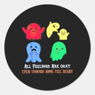 Sticker Rond Tous Les Sentiments Sont D'Accord, Même Si Certain