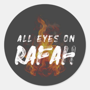STICKER ROND TOUS LES YEUX SUR RAFAH