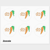 Sticker Rond Tous mes amis sont des fruits 2 (Feuille)