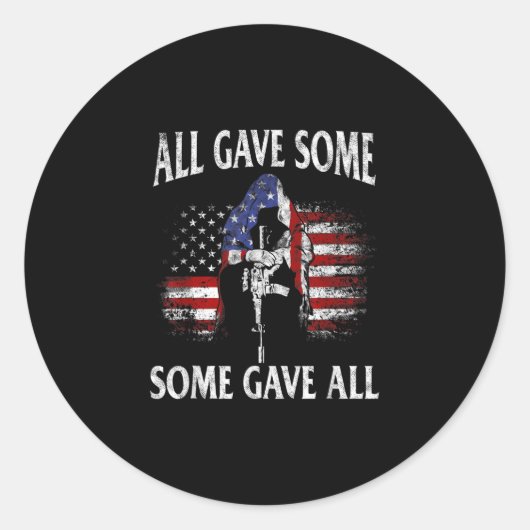 Sticker Rond Tous Ont Donné Certains Ont Donné Tous Les Anciens (Devant)