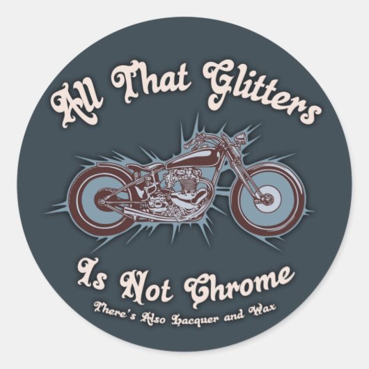 Sticker Rond Tous That Glitters (Devant)