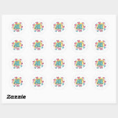 Sticker Rond Tout (Feuille)