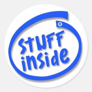 Sticker Rond Tout à l'intérieur