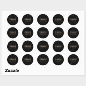 Sticker Rond Tout Comportement Est Une Forme De Communication A (Feuille)
