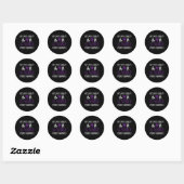 Sticker Rond Tout Handicap N'Est Pas Visible (Feuille)
