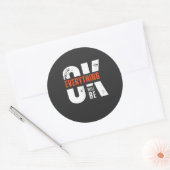 Sticker Rond Tout ira bien (Enveloppe)