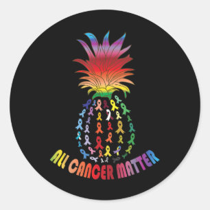 Sticker Rond Tout le cancer S Sensibilisation I Journée Mondial