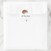 Sticker Rond Tout Le Chemin ! (Sac)