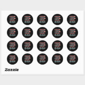 Sticker Rond Tout Le Monde Combat Une Bataille Que Vous Ne Conn (Feuille)