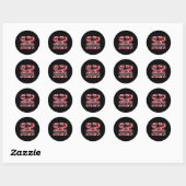 Sticker Rond Tout Le Monde Communique Différemment Une Éducatio (Feuille)