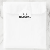 Sticker Rond tout naturel (Sac)