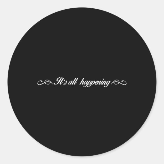 Sticker Rond Tout Se Passe À Scheana Vpr (Devant)