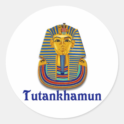 Sticker Rond Toutankhamon (Devant)