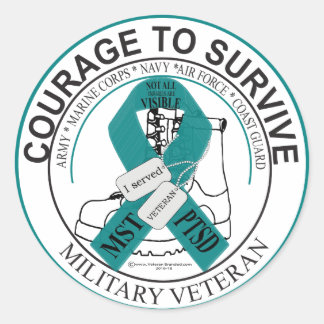 Sticker Rond Toutes les blessures ne sont pas visibles