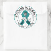 Sticker Rond Toutes les blessures ne sont pas visibles (Sac)