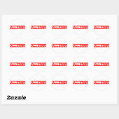 Sticker Rond Toutes les étoiles (Feuille)