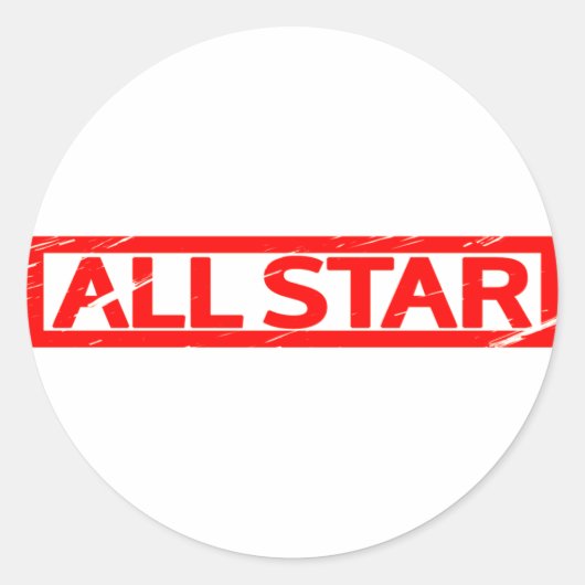 Sticker Rond Toutes les étoiles (Devant)