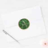 Sticker Rond TOUTES LES INITIALES Gold Monogramme Initial Emera (Enveloppe)