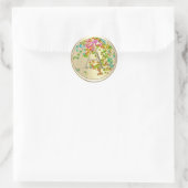 Sticker Rond TOUTES LES INITIALES Monogramme Parties scintillan (Sac)