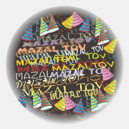 Sticker Rond tov mazout (Devant)