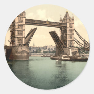 Sticker Rond Tower Bridge I, Londres, Angleterre