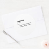 STICKER ROND TOXICOMANE (Enveloppe)