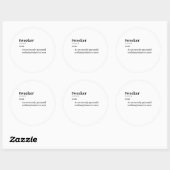 STICKER ROND TOXICOMANE (Feuille)