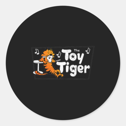Sticker Rond Toy Tiger Louisville Premium  (Devant)