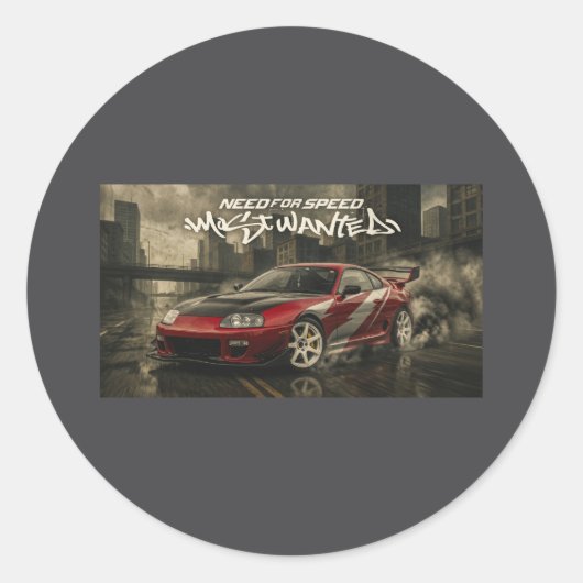 Sticker Rond Toyota supra (Devant)