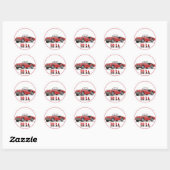 STICKER ROND TR3A (Feuille)