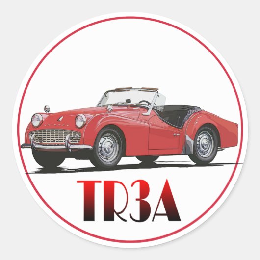 STICKER ROND TR3A (Devant)