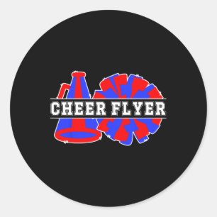 Sticker Rond Tract de cheerleading Tract de cheerleading Tract