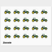 Sticker Rond tracteur (Feuille)