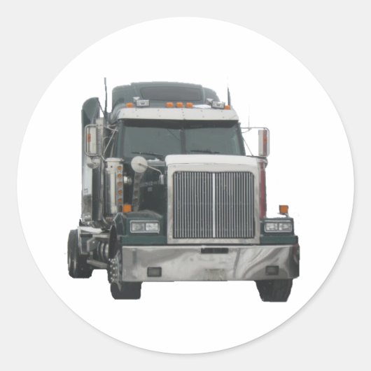 Sticker Rond tracteur de camion (Devant)