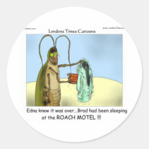 Sticker Rond Tragédie @ Roach Motel Cadeaux Tee - shirt Cartes