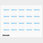 STICKER ROND TRAHON OBAMA (Feuille)