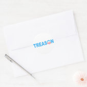 STICKER ROND TRAHON OBAMA (Enveloppe)