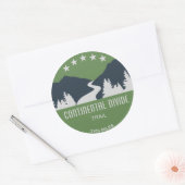 Sticker Rond Trail Continental Divide (Enveloppe)