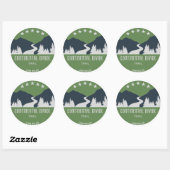 Sticker Rond Trail Continental Divide (Feuille)
